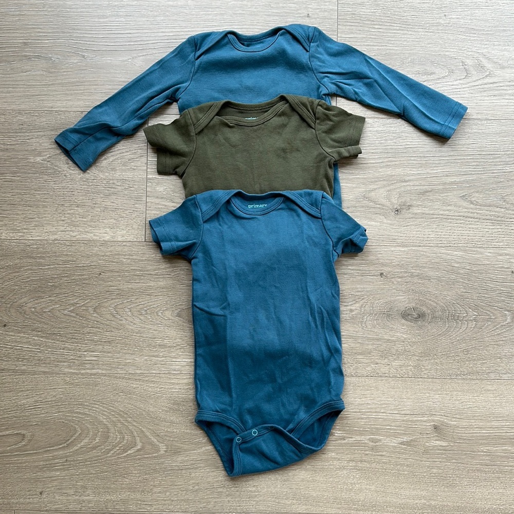 Bundle of 12-18 Month Primary Bodysuits